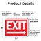 Signmission Exit Sign, Plastic, 24 in W, 18 in H, Exit Right OS-2PACK-MISC-P-1824-L-19486 - alternate 7